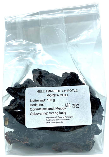 Torkad Chili Chipotle Morita 100gr