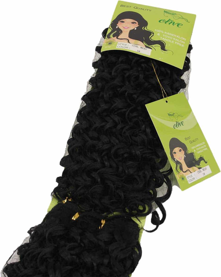 Olive Curl Weav - Färg 2/27 - 82"