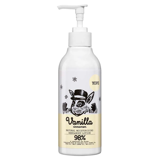 Yope Hand & Body Lotion Vanilla & Cinnamon, 300ml