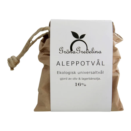 Gröna Gredelina Aleppotvål 16%, 200 g