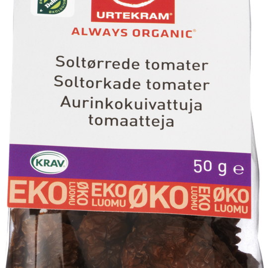 Urtekram Soltorkade tomater EKO 50 g