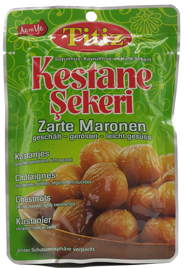 Rostade kastanjer 125 gr.