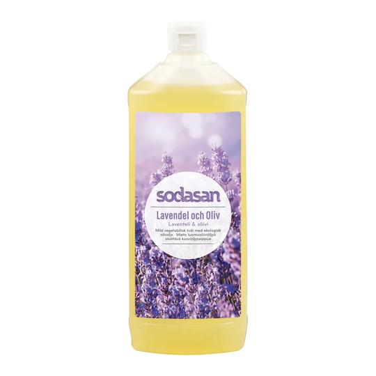 Sodasan Tvål Lavendel & Oliv, 1 l ekologisk