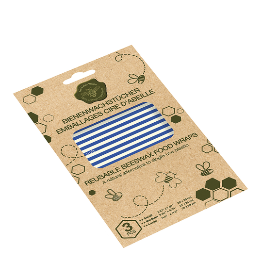 Nuts Innovations - Bivaxduk Ränder 3-pack Flerfärgad