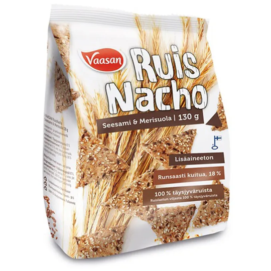 Vaasan Rågchips Sesam & Linfrön