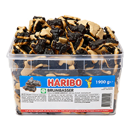 Haribo Lakritshumlor Storpack - 1,9 kg