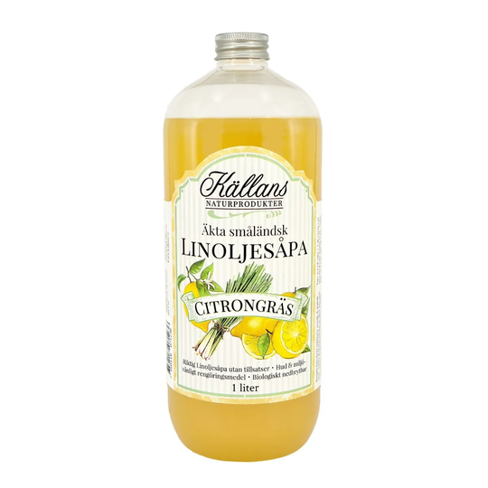 Källans Naturprodukter Linoljesåpa Citrongräs, 1l