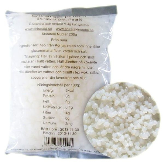 Rawfoodshop Shirataki Rice Pearls 200 g
