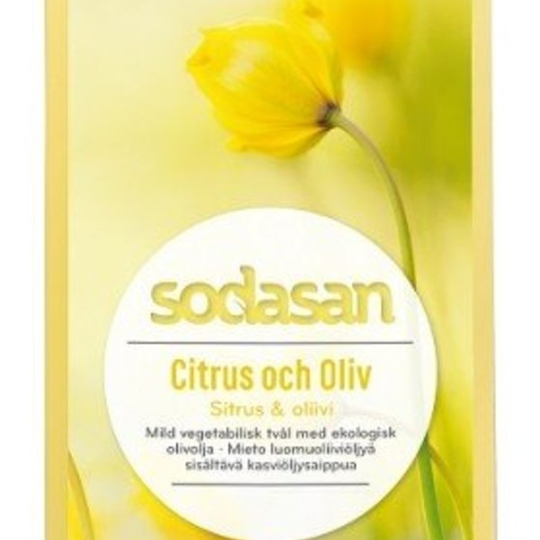 Sodasan Citrus & Oliv Tvål 1L