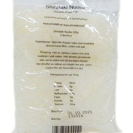 Rawfoodshop Shirataki Angel Hair 200 g