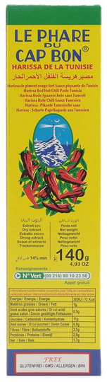 Harissa röd chilisås - 140 gr.