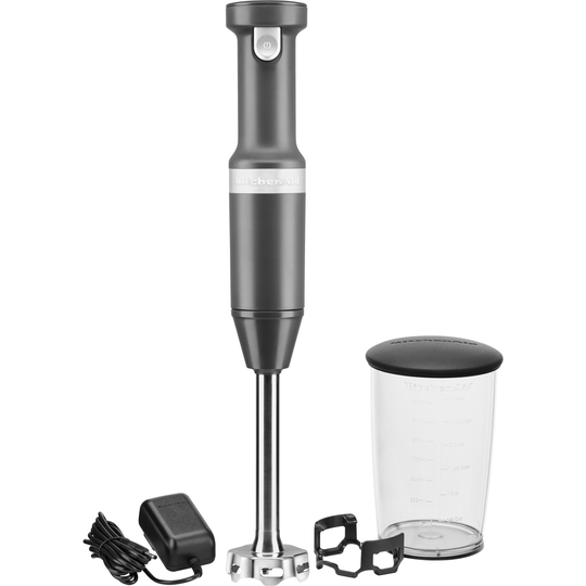 KitchenAid 5KHBBV53EDG Sladdlös Stavmixer, grå