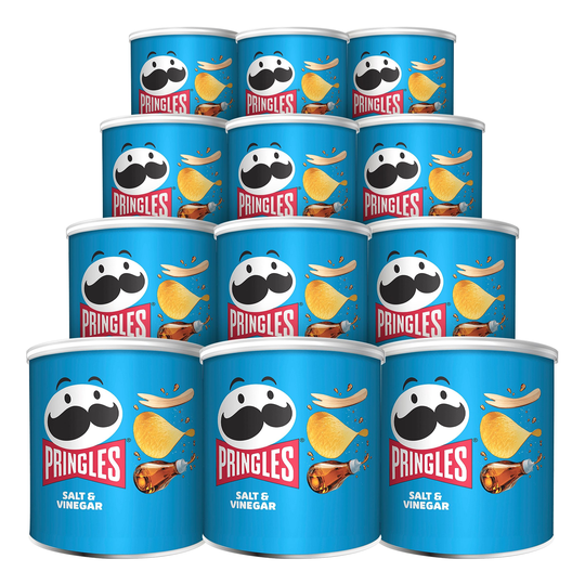 Pringles Salt & Vinäger Mini - 12-pack