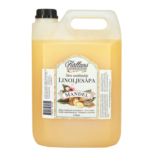 Källans Naturprodukter Linoljesåpa Mandel, 5l