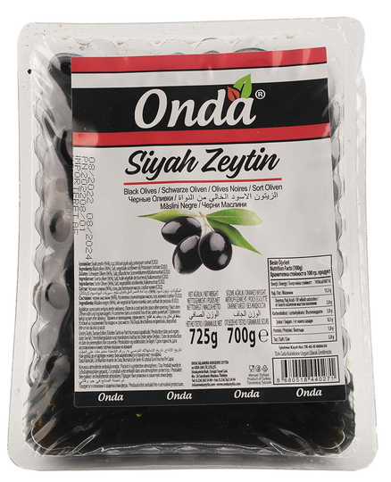 Onda svarta oliver 725gr