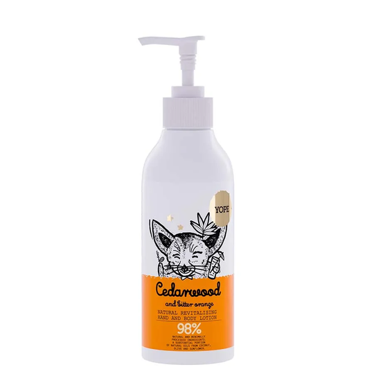 Yope Hand & Body Lotion Cedarwood & Bitter Orange, 300ml