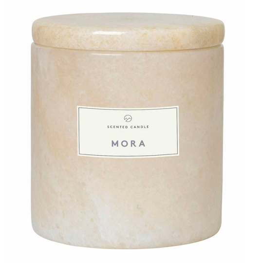 Blomus - Frable Doftljus Marmor 8x7 cm Mora Moonbeam