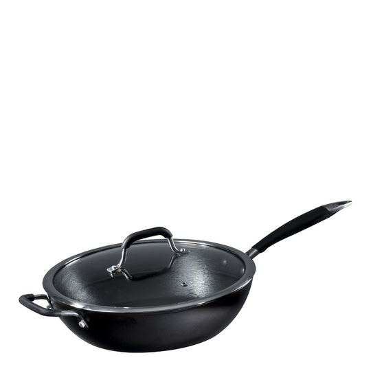 Ronneby Bruk - Ultra Light Original Traktörpanna med lock Lättgjutjärn 28 cm