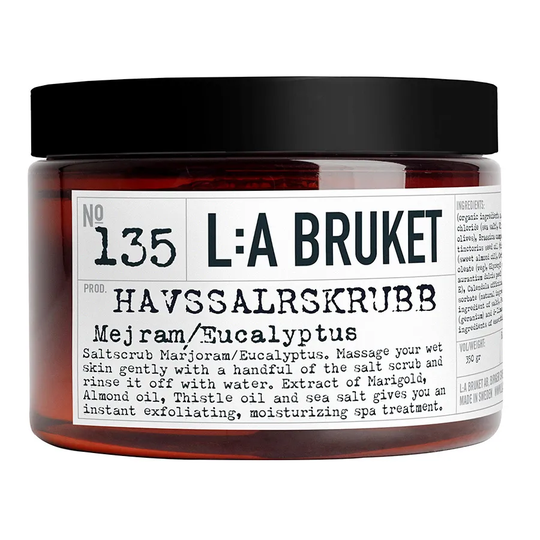 L:a Bruket Saltskrubb Mejram & Eucalyptus, 350g ekologisk