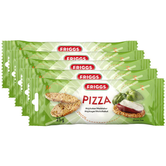 Friggs Majskakor Pizza 5-Pack
