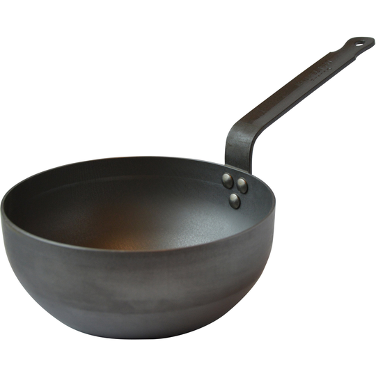 Mauviel Sautepanna rundat kolstål, Ø 28 cm
