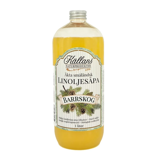 Källans Naturprodukter Linoljesåpa Barrskog, 1l