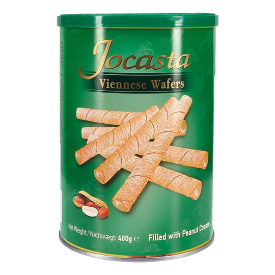 Wafer Rolls Jordnöt - 400 gram