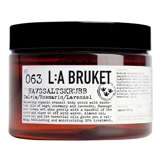 L:a Bruket Saltskrubb Salvia, Rosmarin & Lavendel, 350g