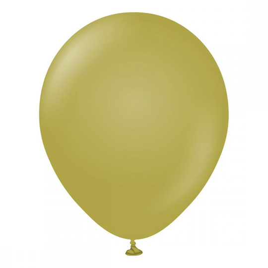 Latexballonger Professional Stora Olive - 25-pack