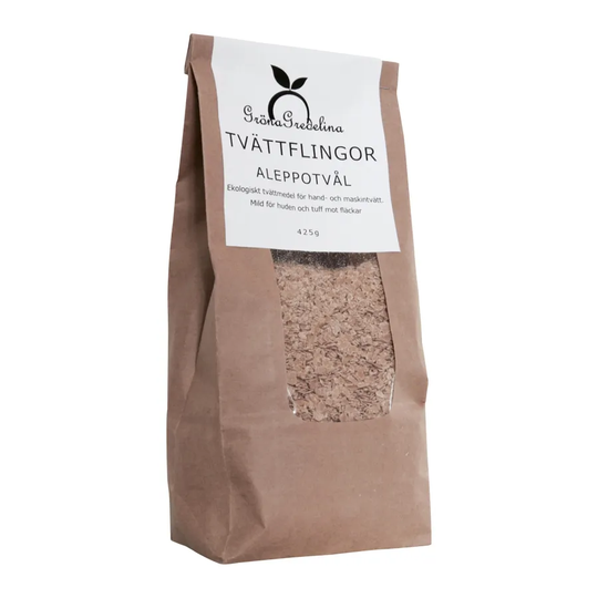 Gröna Gredelina Tvålflingor Aleppotvål, 425 g