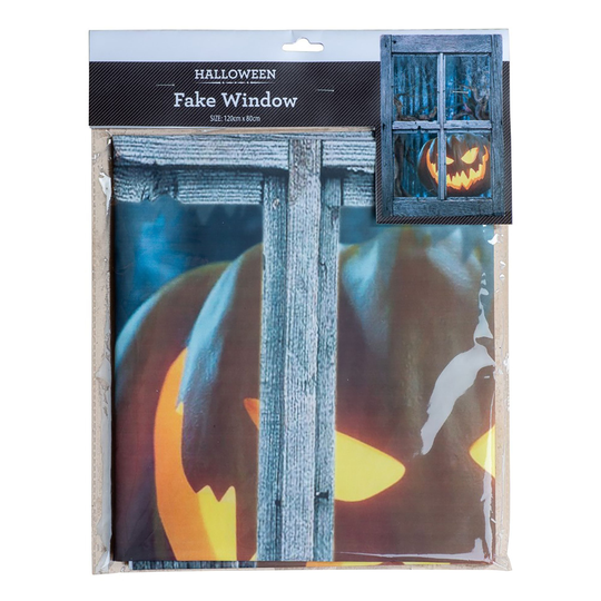 Fönsterdekoration Halloweenpumpa