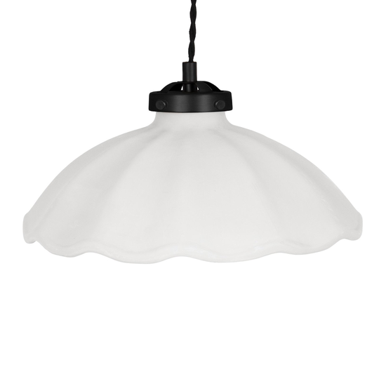 Globen Lighting Alva pendel, 30 cm, vit