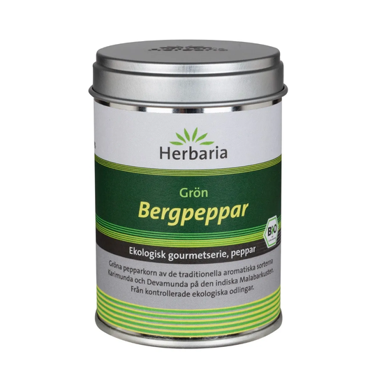 Herbaria Grön Bergpeppar, 40 g ekologisk