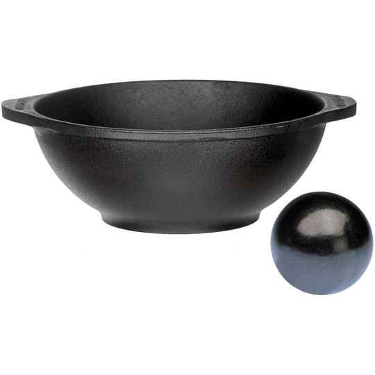 Skeppshult Senapskula 8 cm med gjutjärnsskål