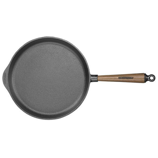 Traktörpanna med valnöt handtag 28 cm