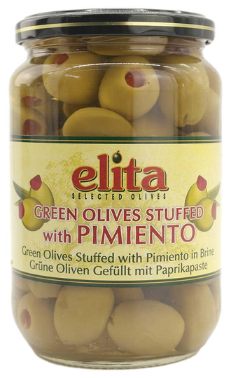 Elita Gröna Oliver M.peppar 700gr