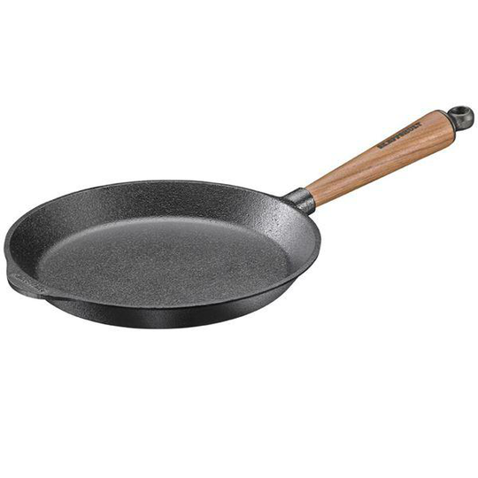Stekpanna med valnöt handtag 24 cm
