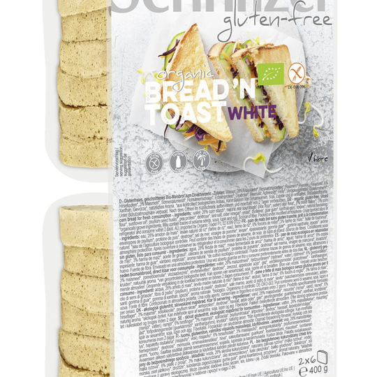 Schnitzer Glutenfritt Ekologisk Bread’n Toast White Ready to Eat 400 g