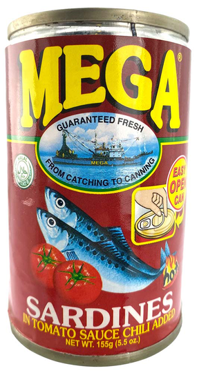 Mega sardiner i tomatsås 155gr