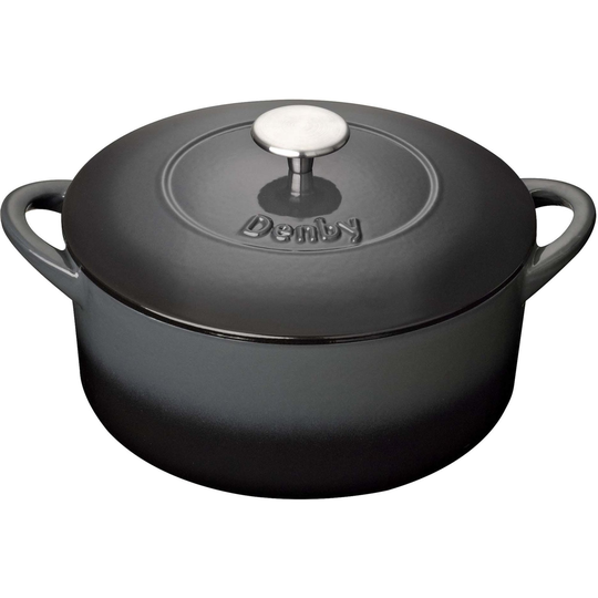 Denby Halo Rund Gjutjärnsgryta 26 cm 5,2 l