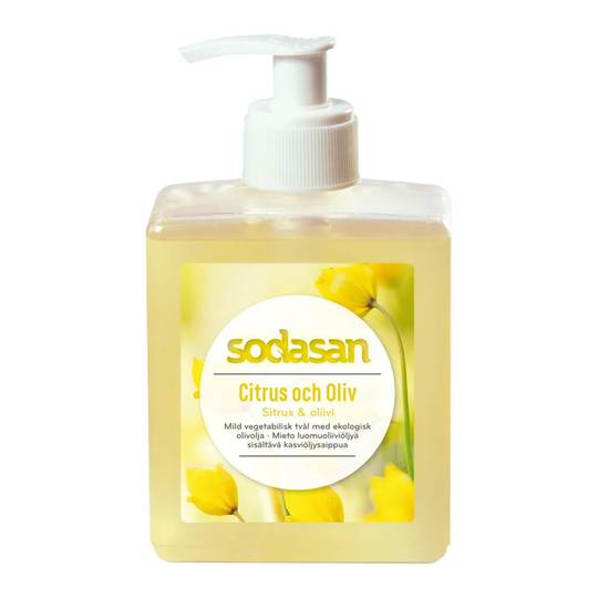 Sodasan Tvål Citrus & Oliv, 300 ml ekologisk