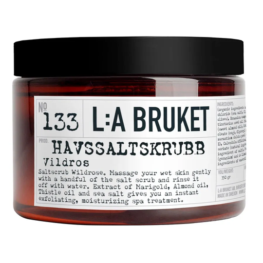 L:a Bruket Saltskrubb Vildros, 350g ekologisk