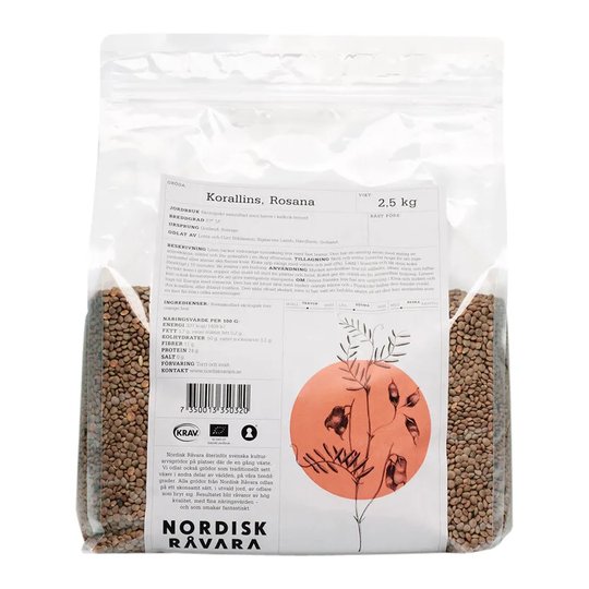 Nordisk Råvara Korallins Rosana, 2,5 kg ekologisk