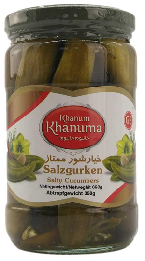Khanum Khanuma Inlagda gurkor 690gr