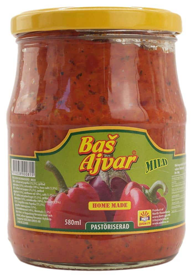 Bas Ajvar Paste Mild 580ml