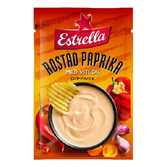 Estrella Dippmix Rostad Paprika & Vitlök
