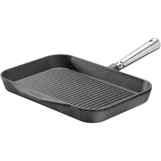 Skeppshult Grillpanna Gjutjärn Rektangulär 32 cmx 22 cm Stålhandtag