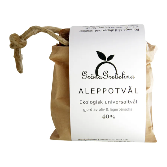 Gröna Gredelina Aleppotvål 40%, 200 g