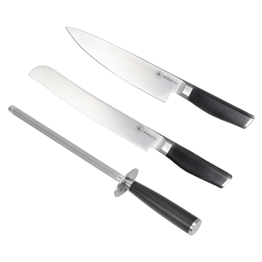 Brusletto Knivset 2 knivar + slipstål