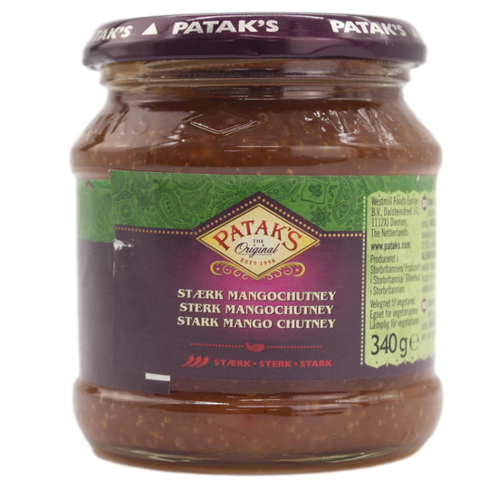 Pataks Hot Mango Chutney 340gr